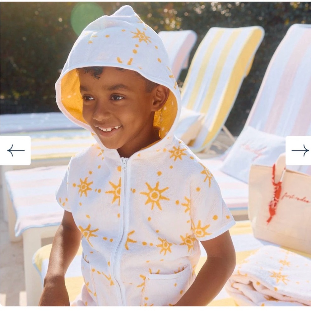 NWT Weezie hooded towel cover up